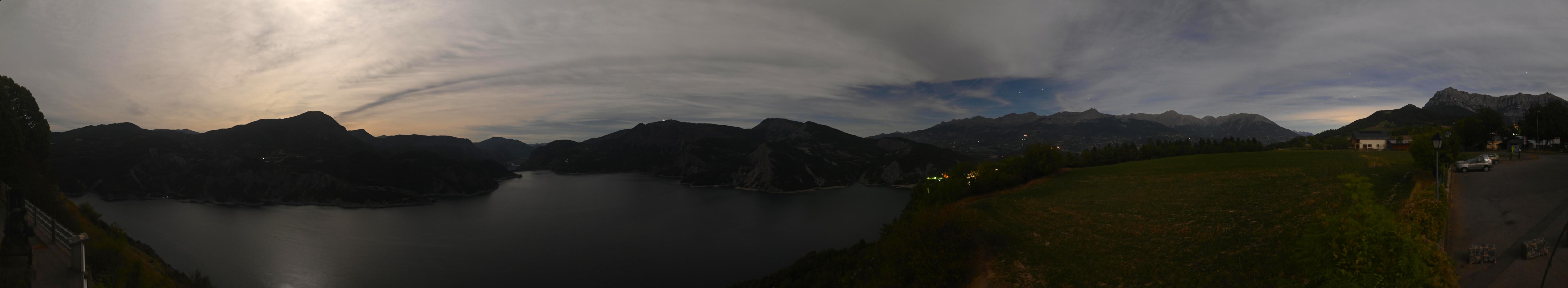Panoramique webcam at Le Sauze du Lac