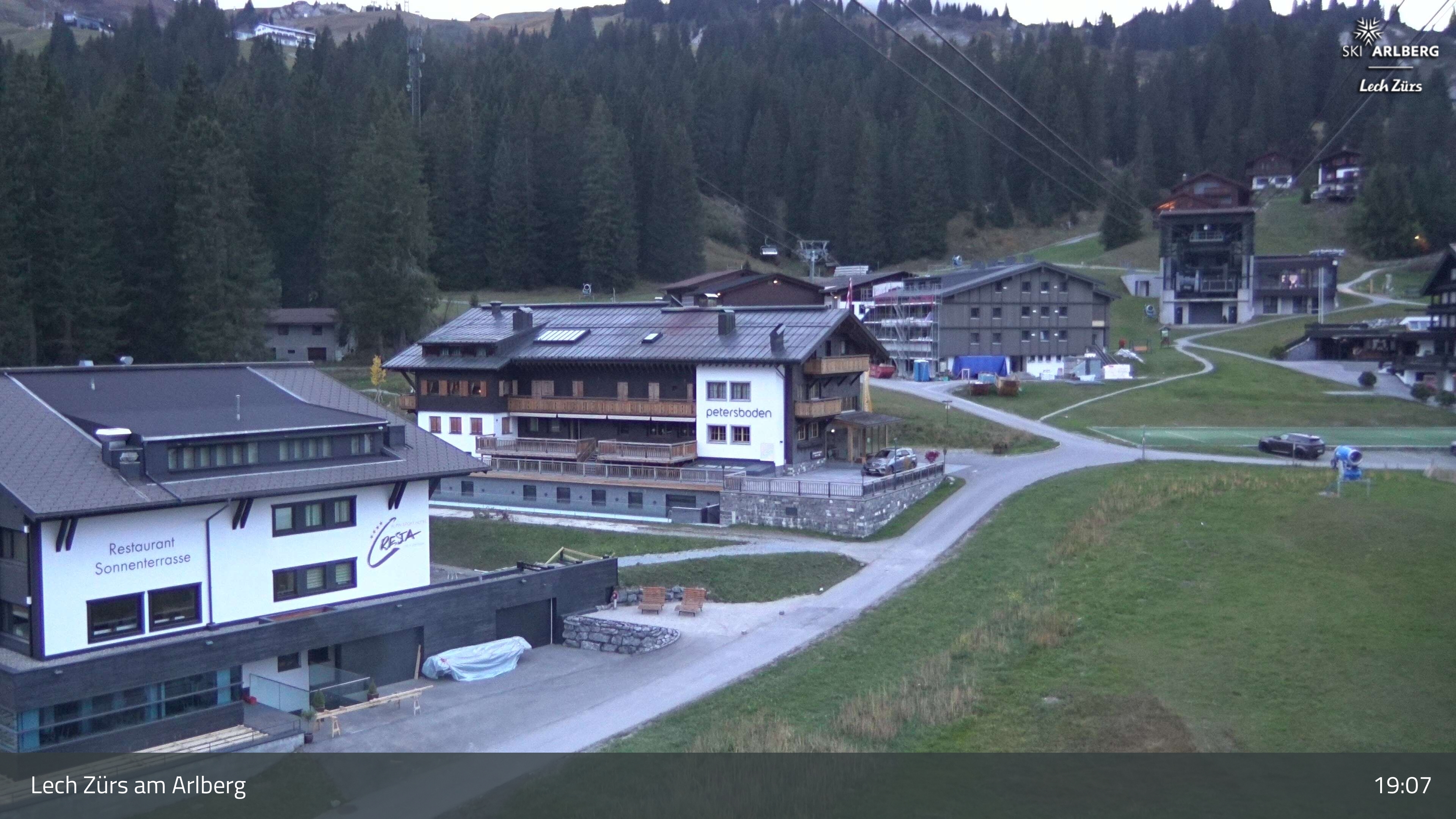 Oberlech webcam at Lech Zurs
