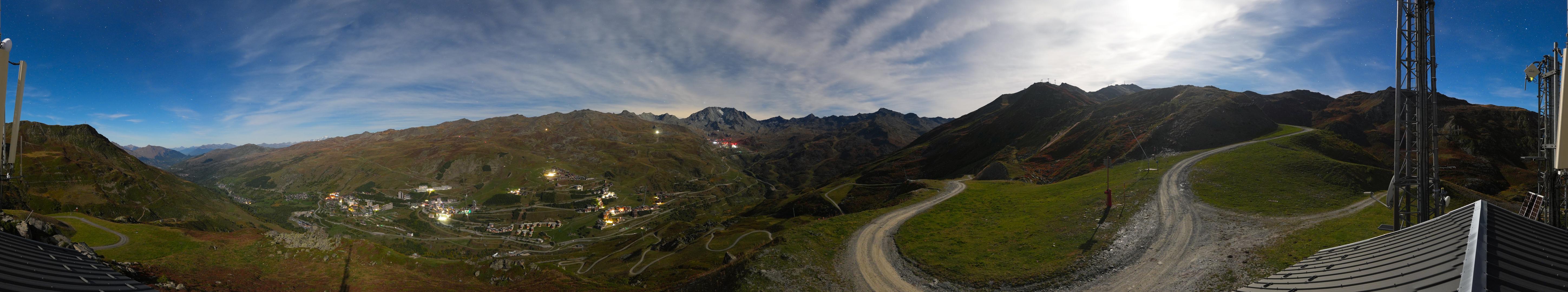 Panoramique 360 deg webcam at Les Menuires