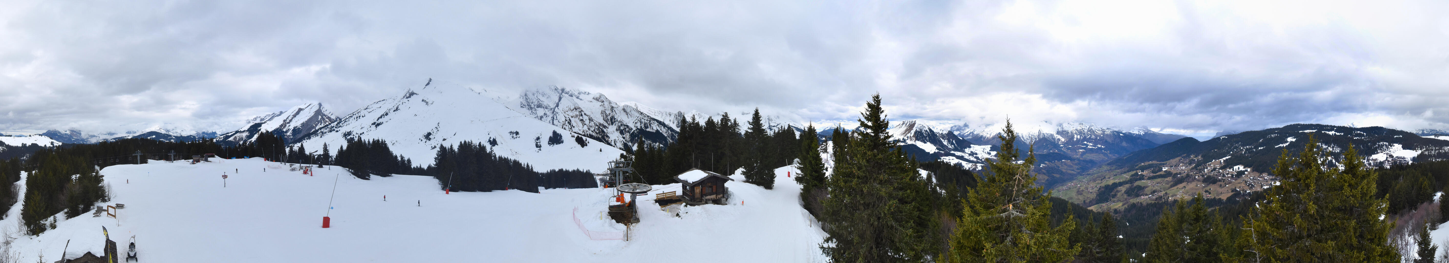 Panoramique 360 deg webcam at Manigod
