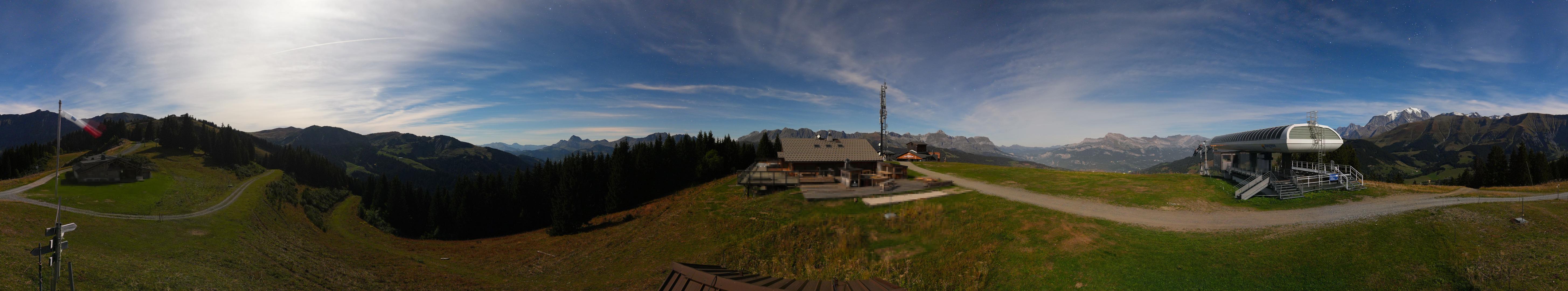 Panoramique 360 deg webcam at Megeve