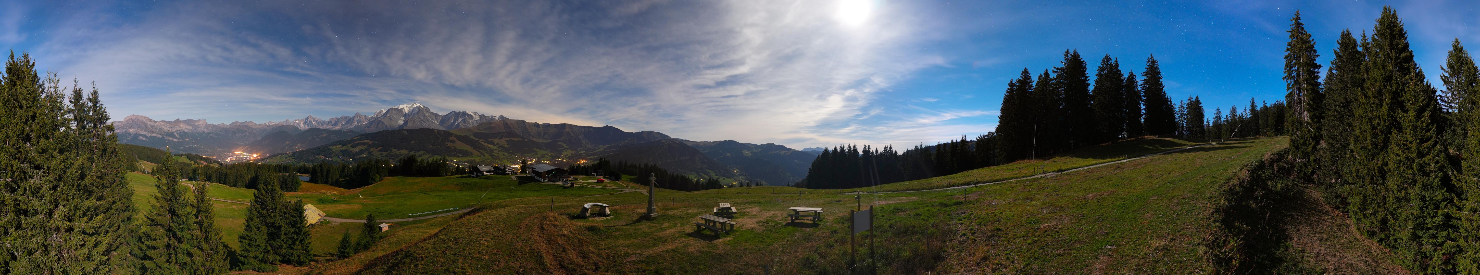 Panoramique webcam at Megeve