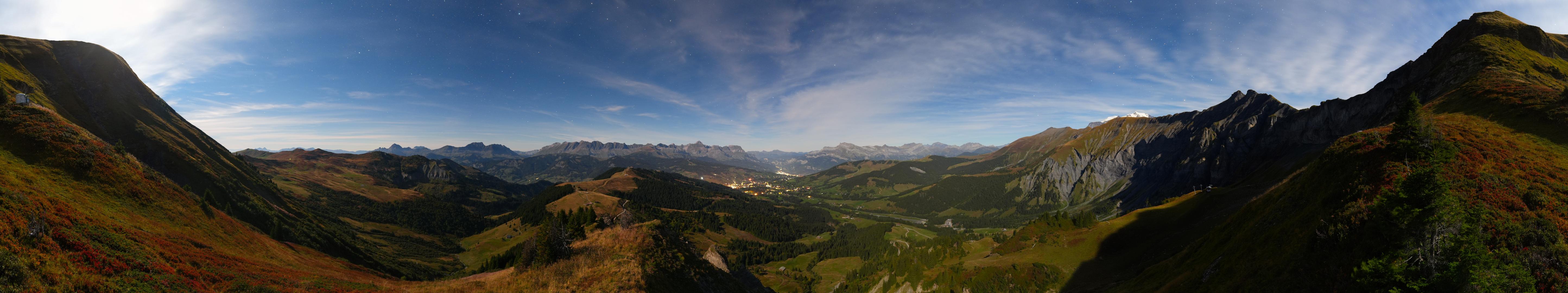 Photo panoramique webcam at Megeve