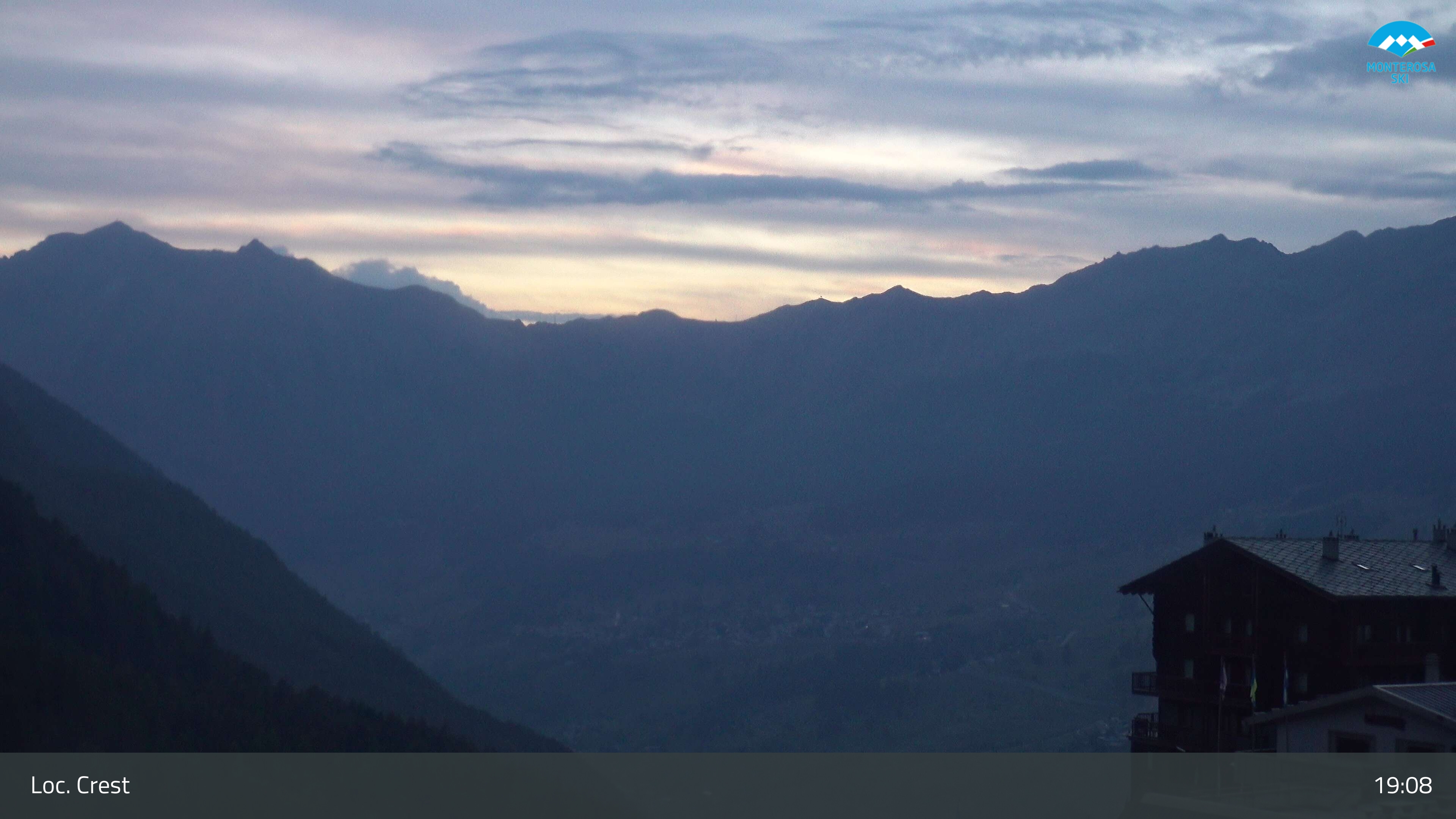 Crest webcam at Monterosa Ski