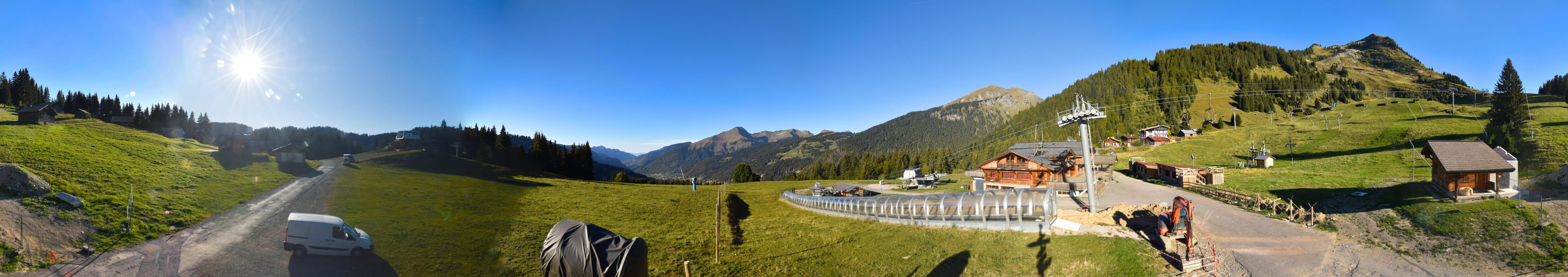 Panorama webcam at Morzine