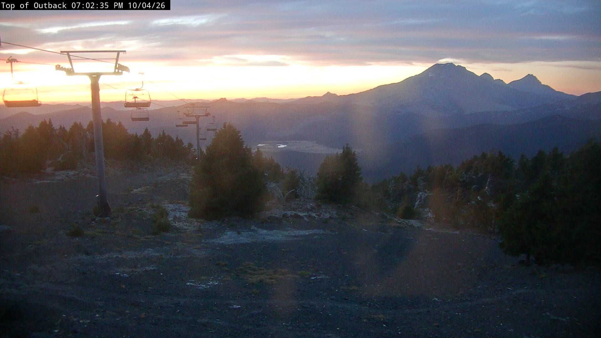 Outback Lift Line webcam at Mt. Bachelor