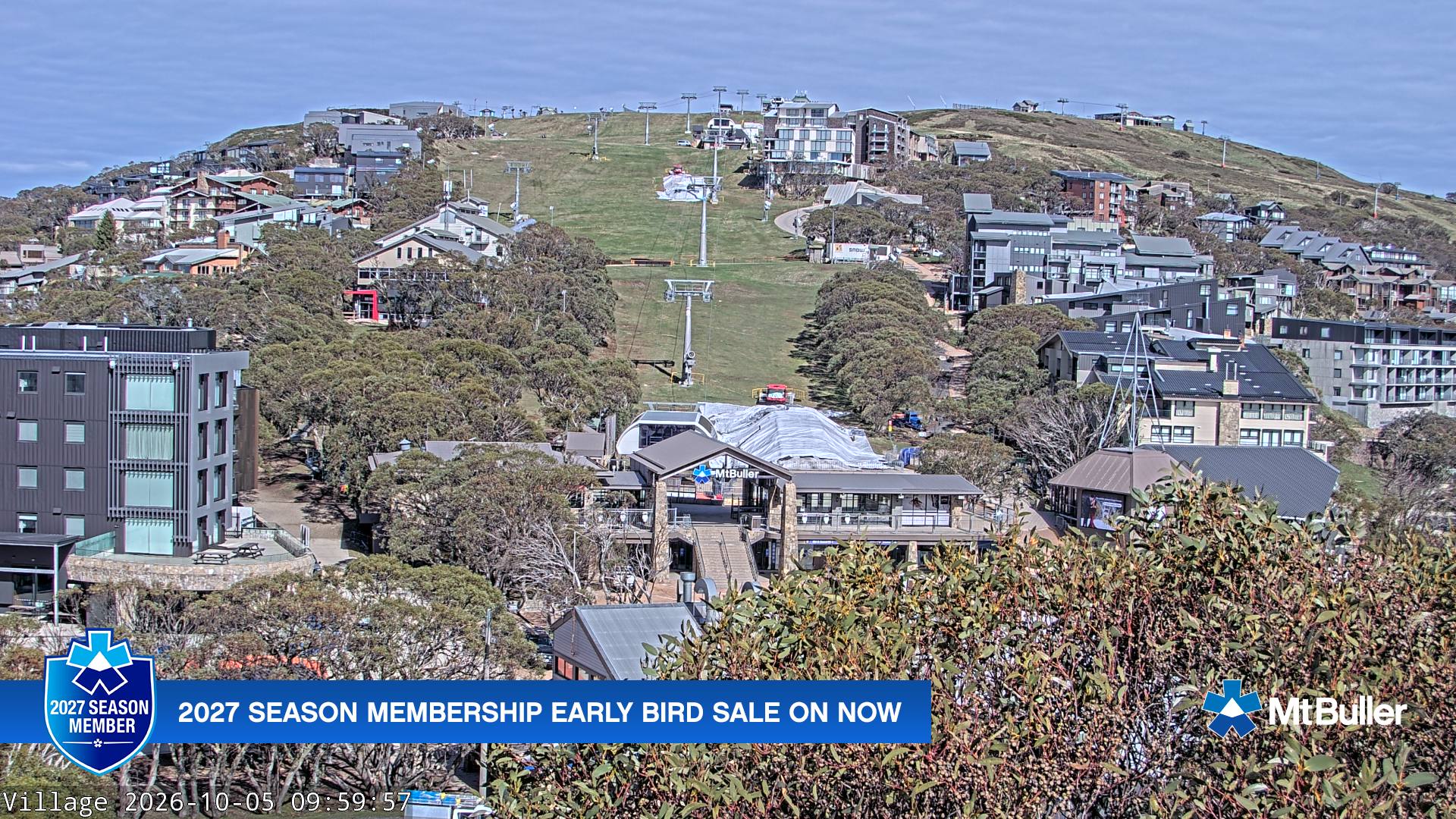 Village webcam at Mt Buller