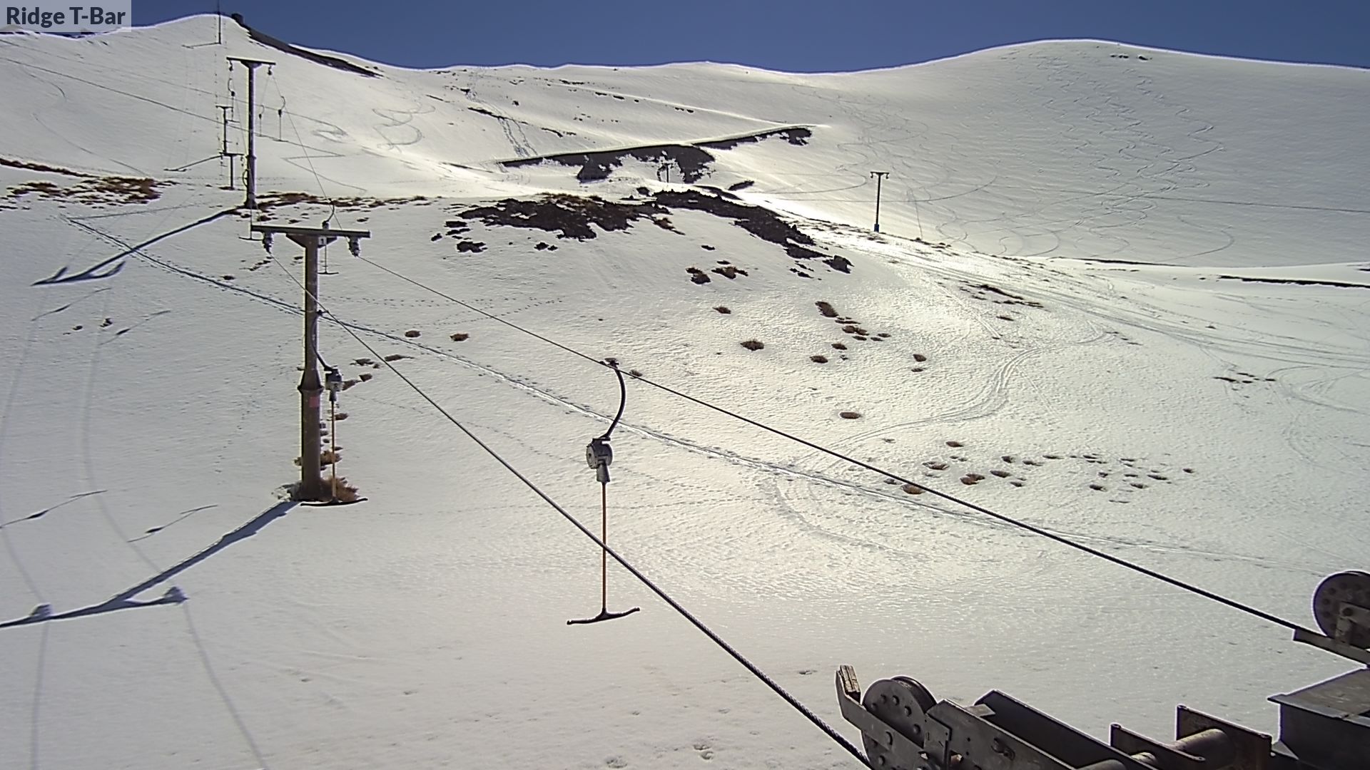Ridge T-Bar webcam at Mt. Cheeseman