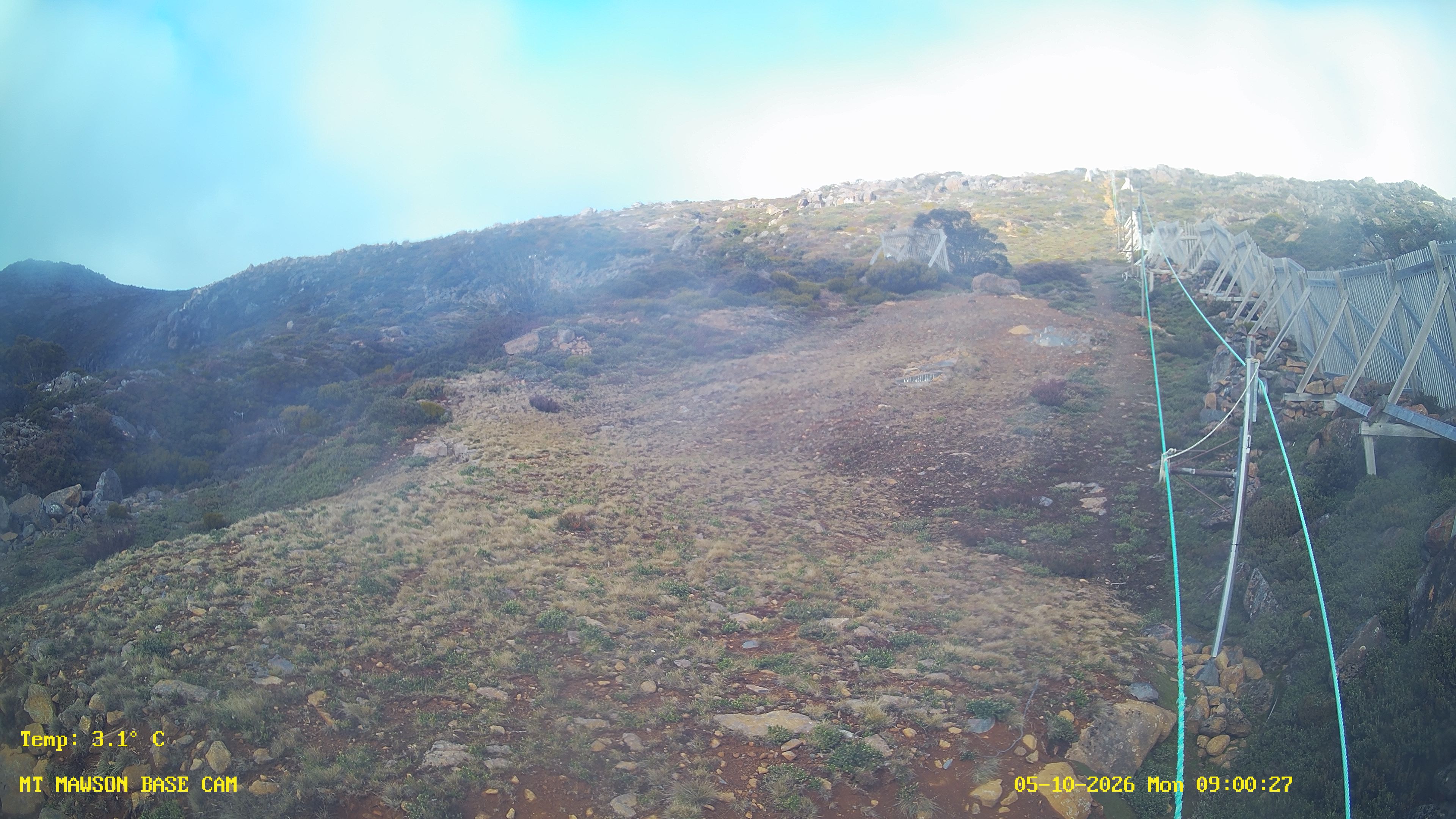 Base 4K webcam at Mt Mawson