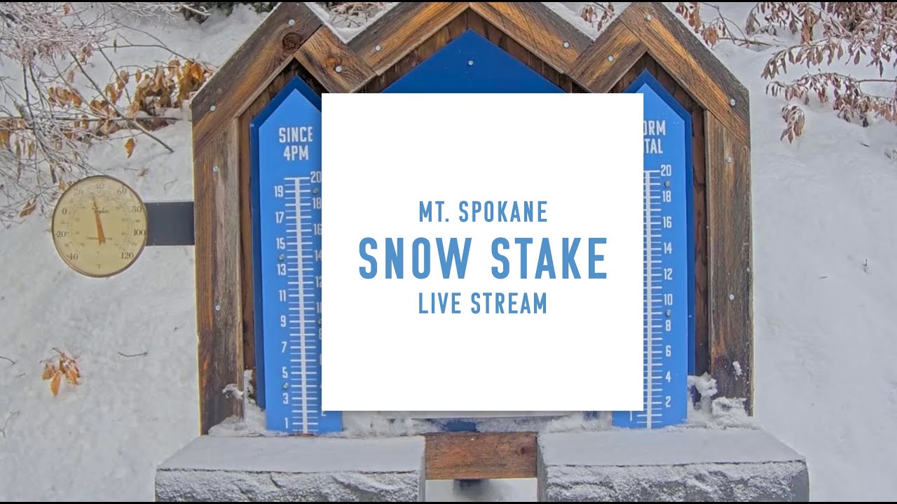 Snow Stake webcam at Mt. Spokane