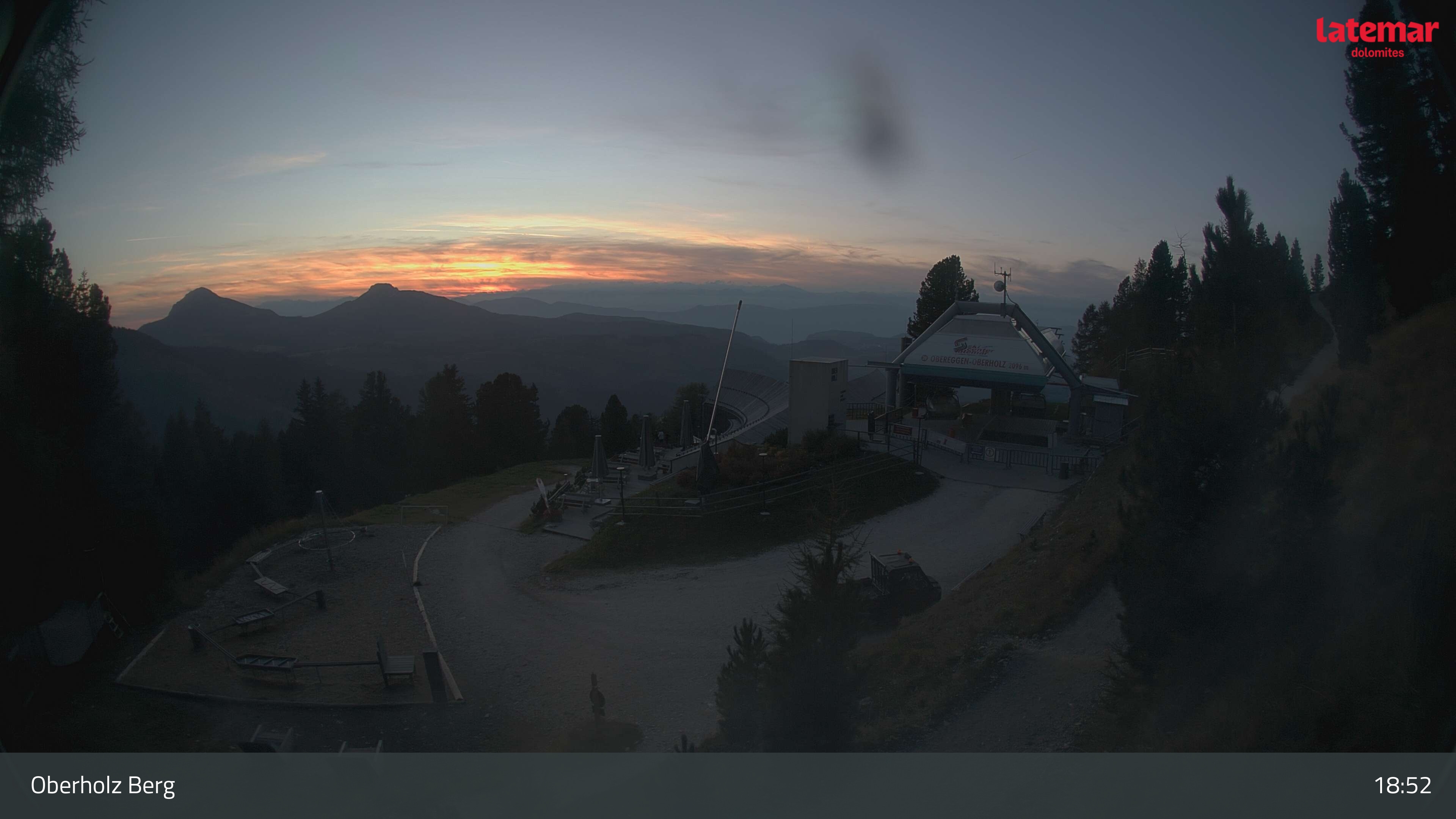 Oberholz webcam at Obereggen