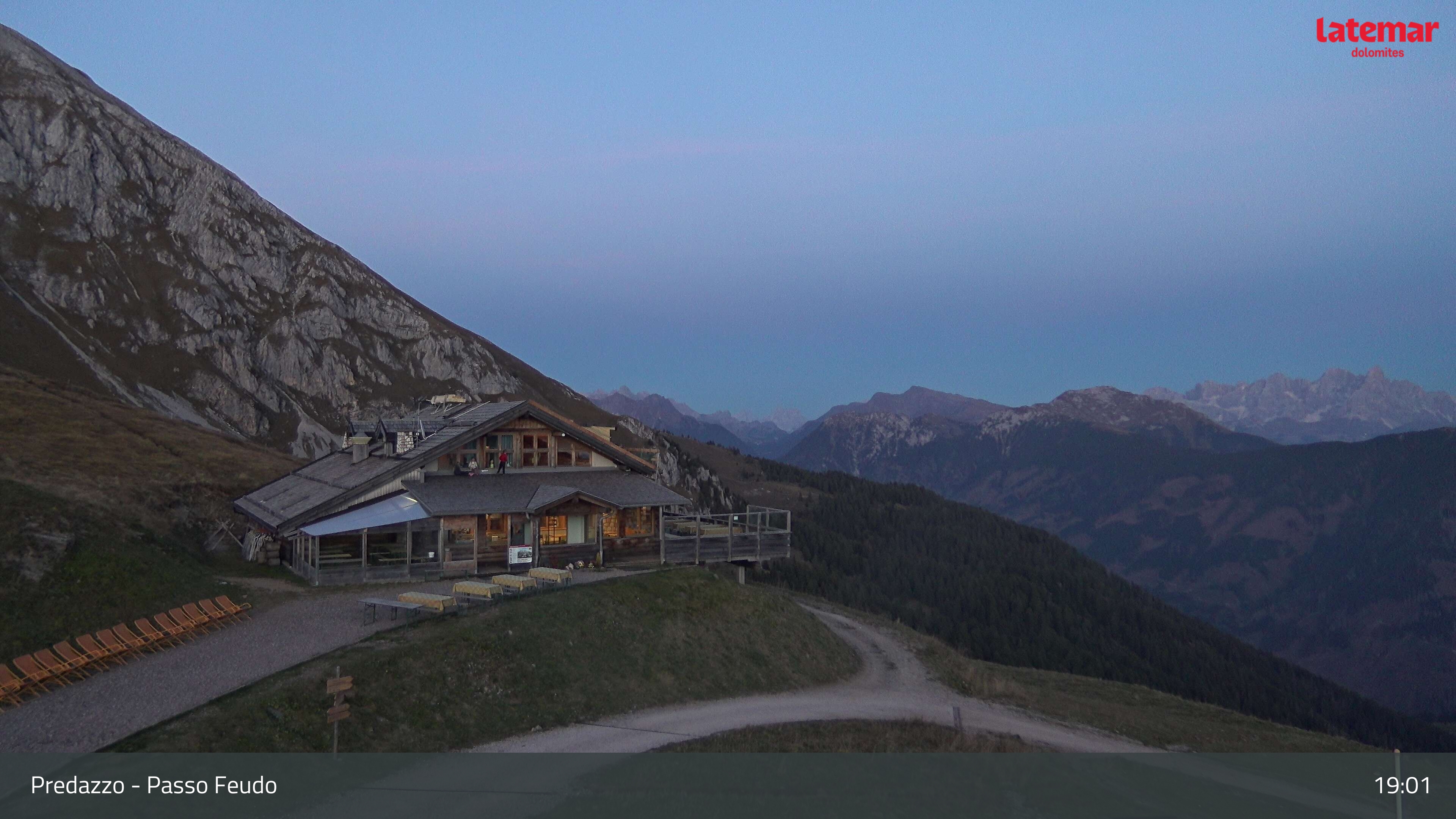 Passo Feudo webcam at Obereggen
