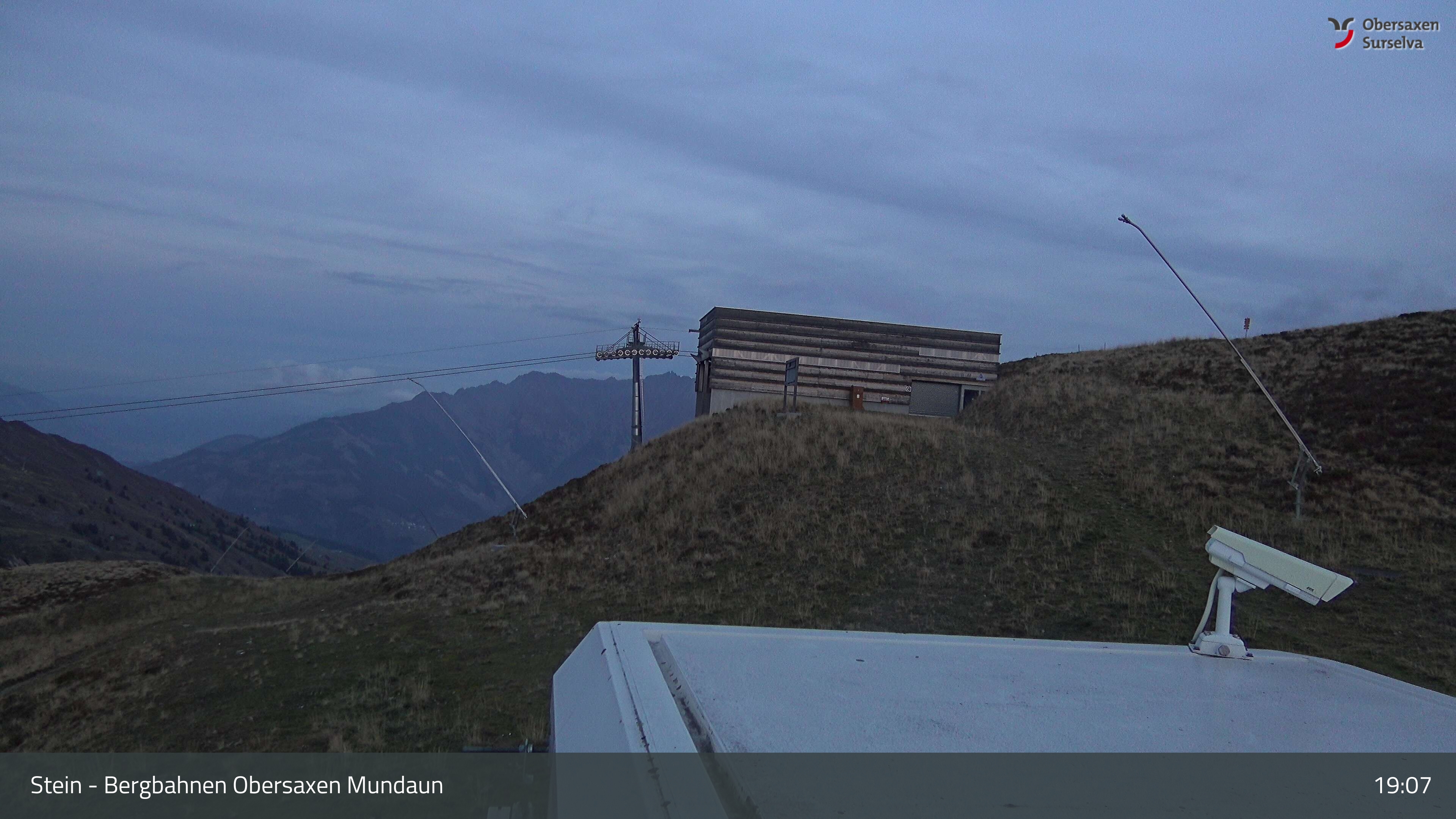 Stein webcam at Obersaxen Mundaun