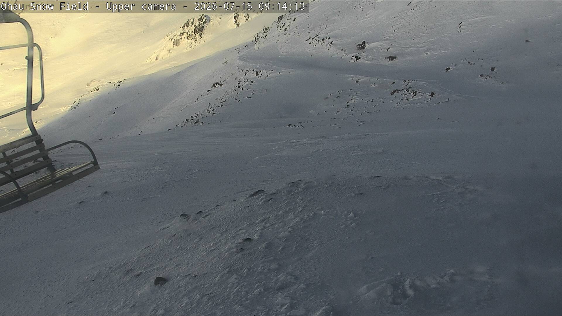 Powder Bank webcam at Ohau