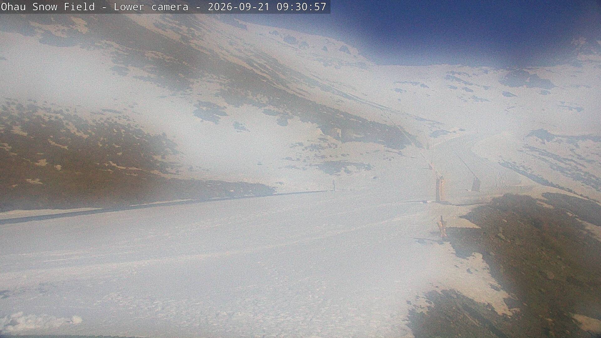 Snow Mat Slope webcam at Ohau