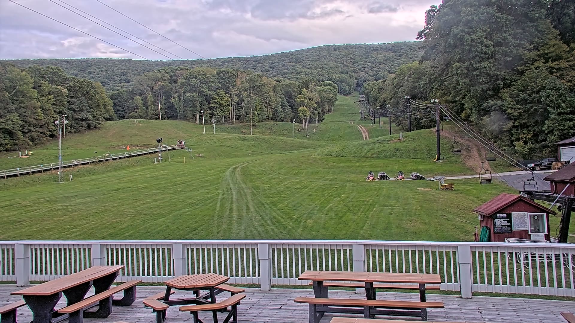 Ski Slope webcam at Homestead