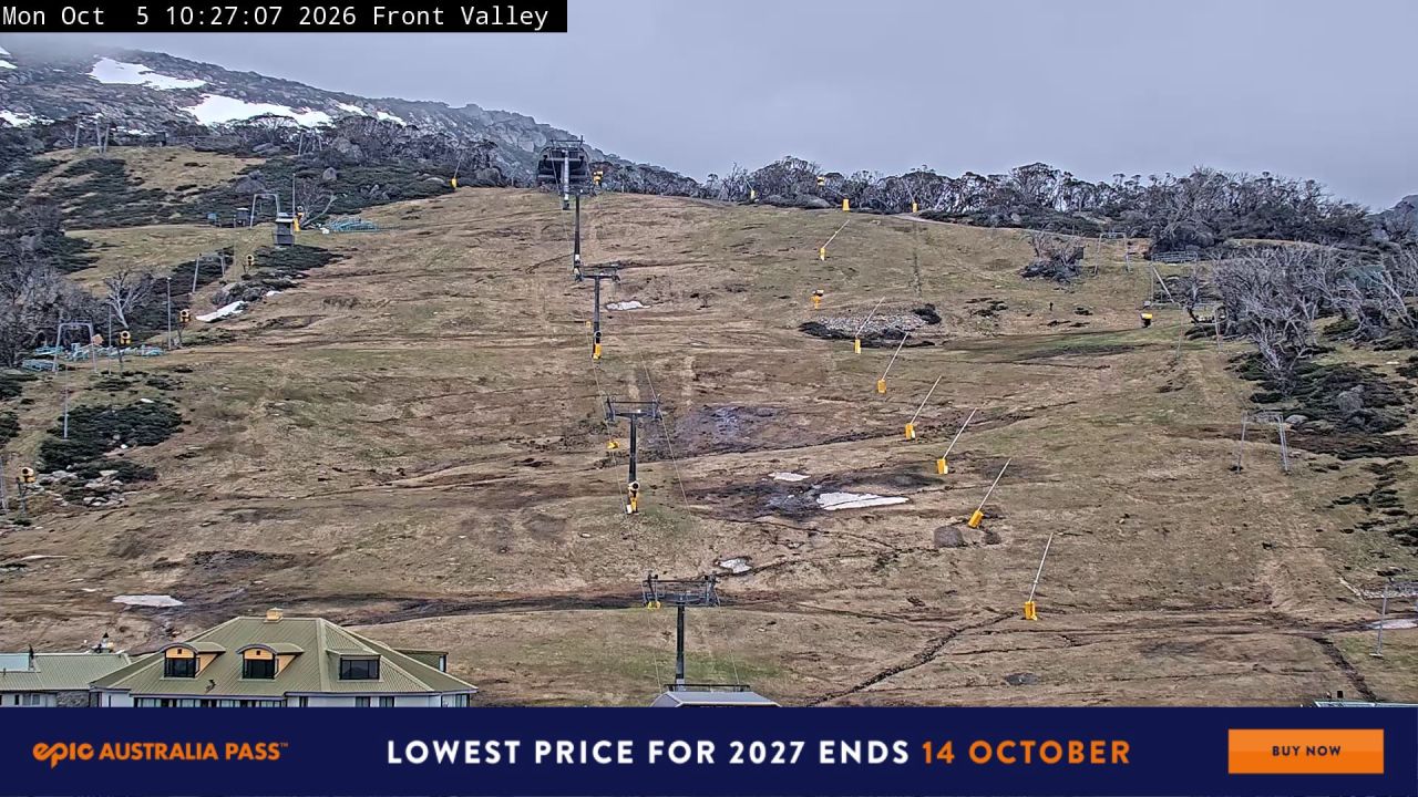 Front Valley webcam at Perisher
