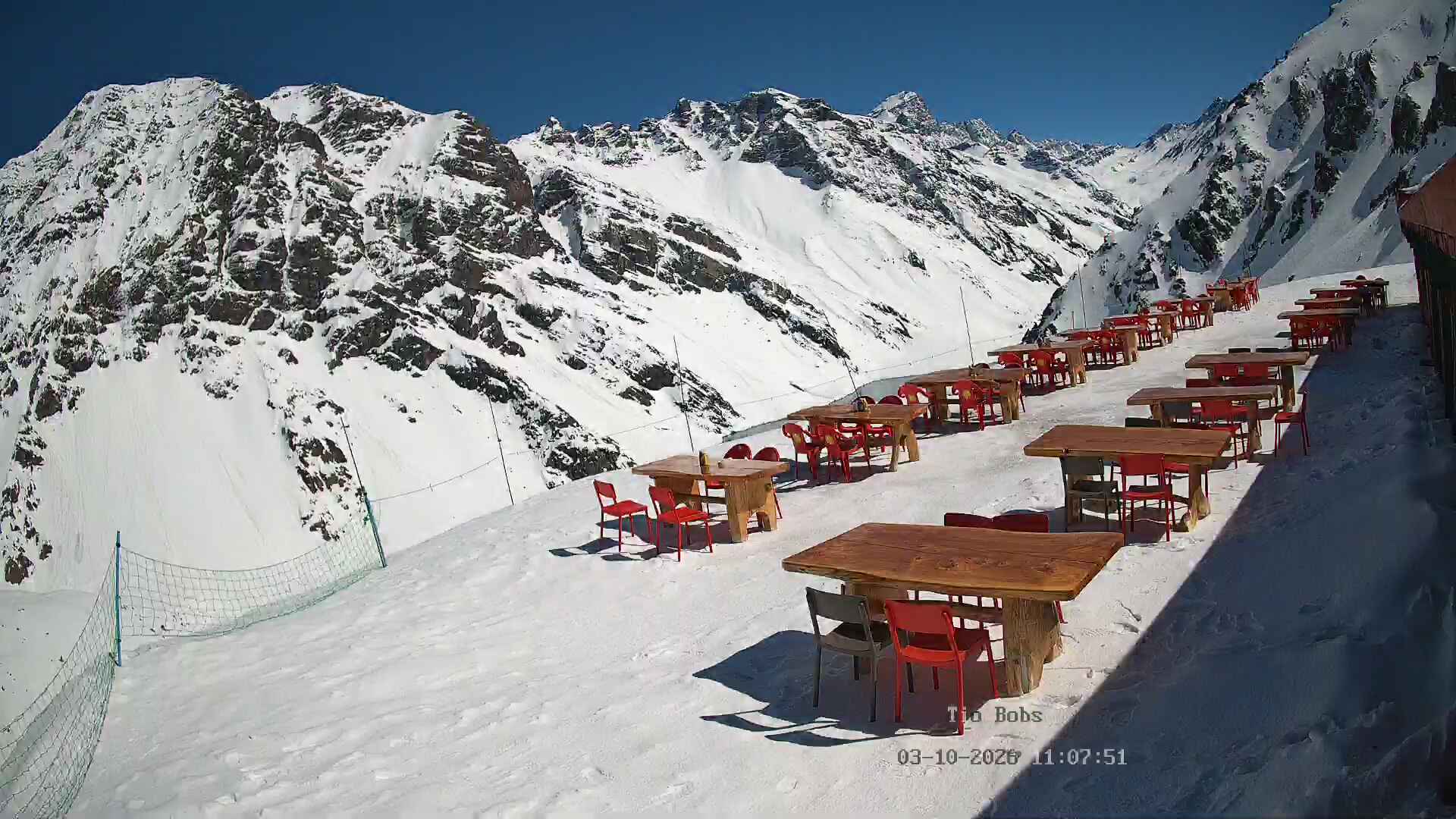 Tio Bobs webcam at Portillo