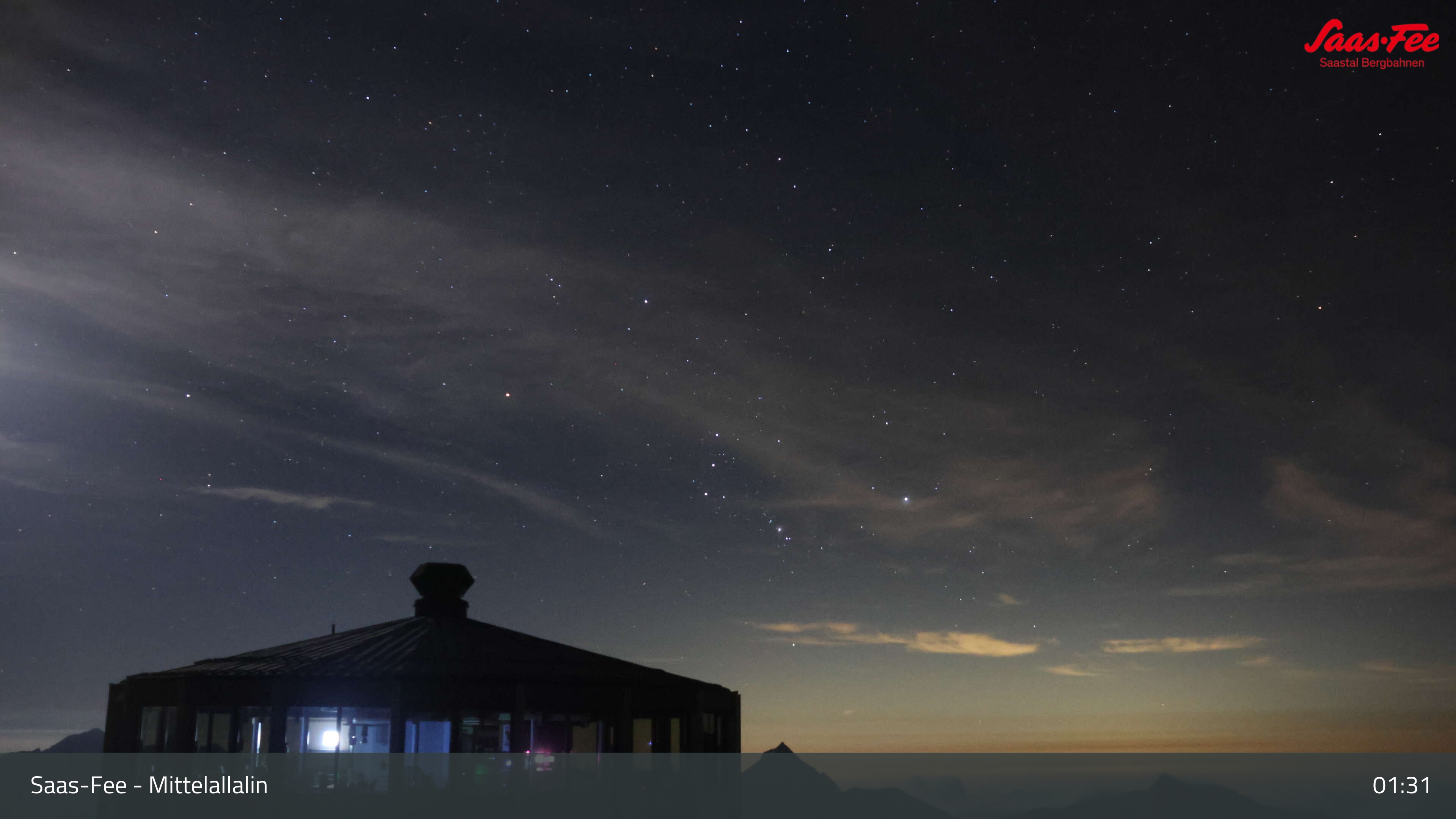 Mittelallalin webcam at Saas Fee