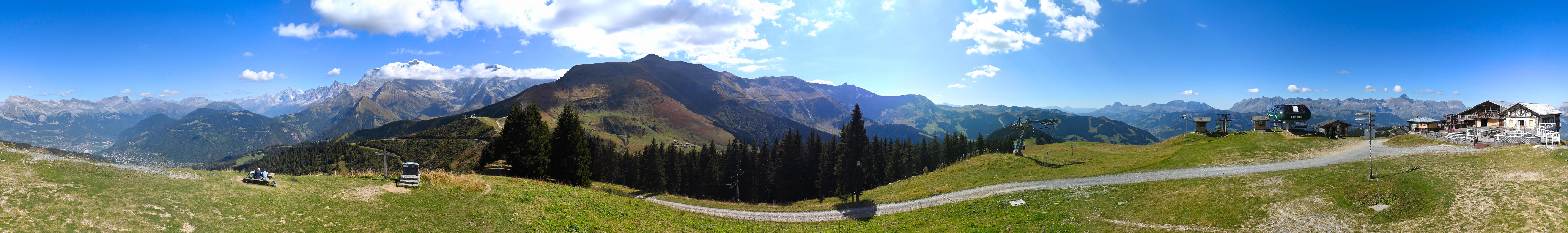 Photo panoramique webcam at Saint-Gervais Mont-Blanc