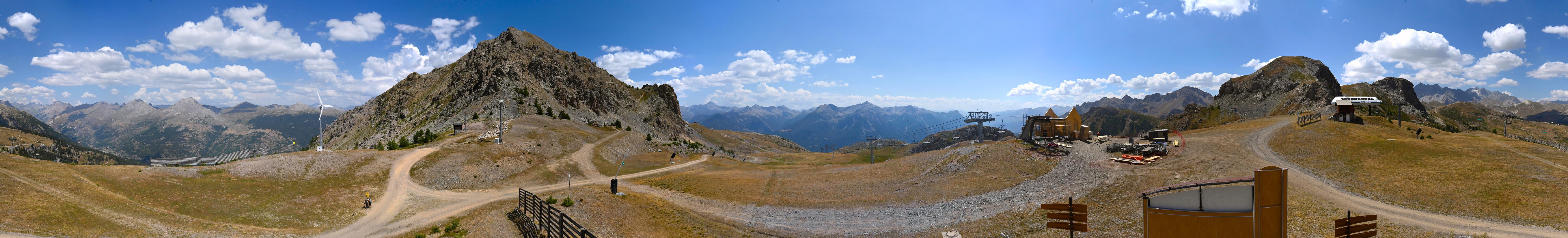 Photo panoramique webcam at Serre Chevalier