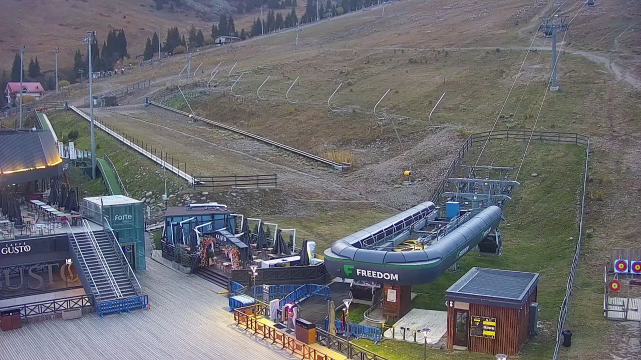 Base Station webcam at Shymbulak