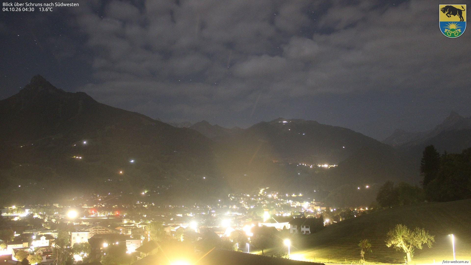 Schruns -near Bottom of Hochjoch Bahn I webcam at Silvretta Montafon