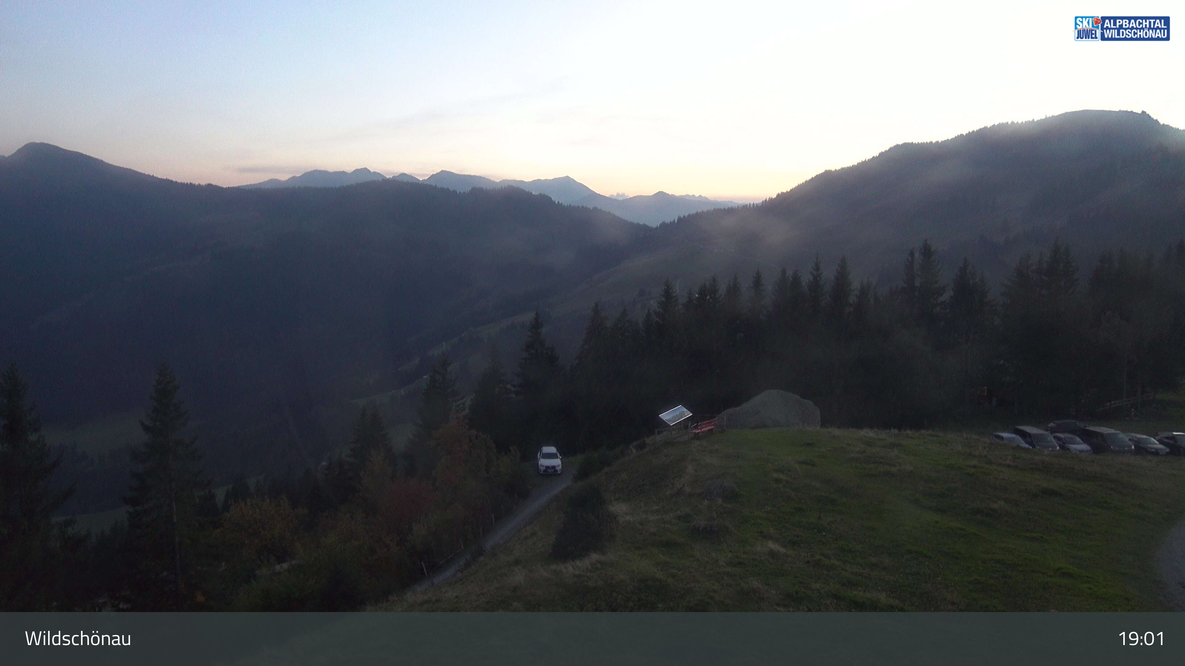 Niederau - Top of Markbachjochbahn webcam at Ski Juwel Alpbachtal Wildschonau