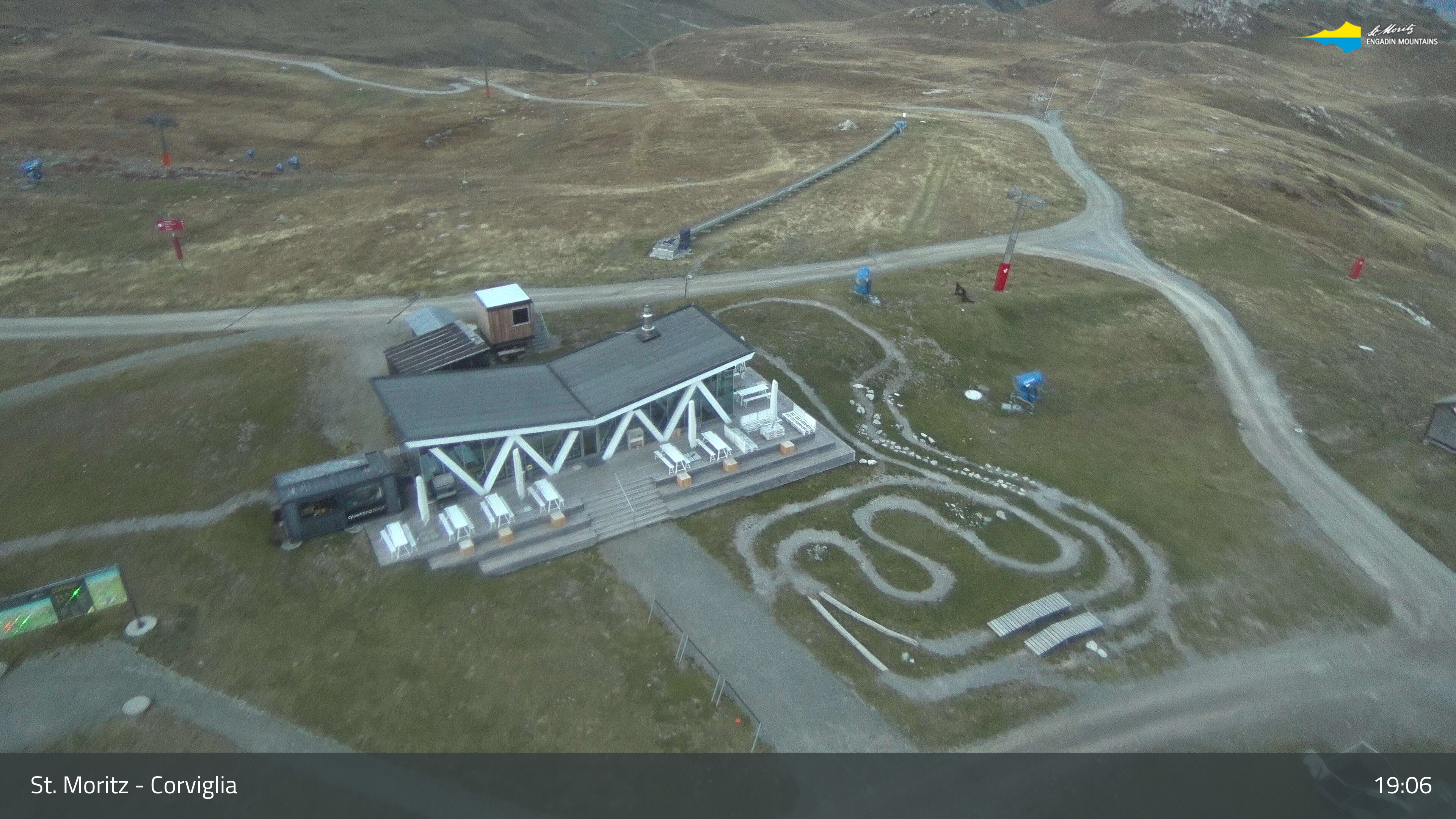 Corviglia webcam at St Moritz