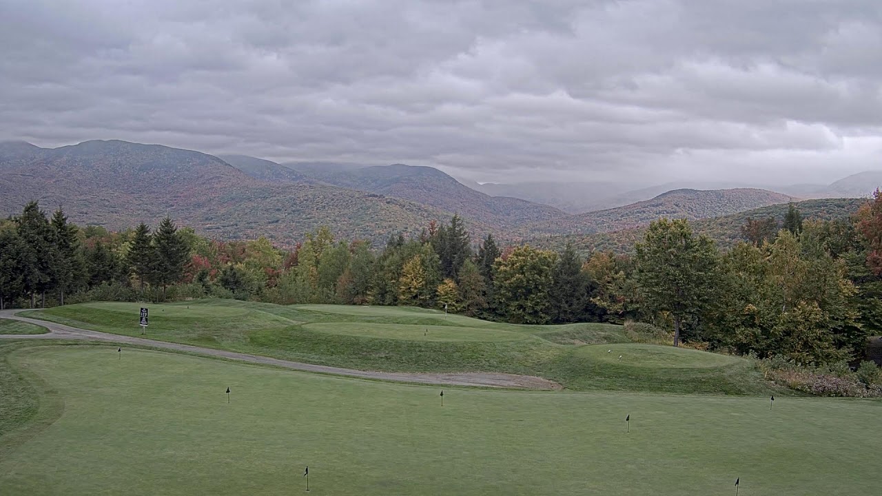 Golf Course View webcam at Sunday River