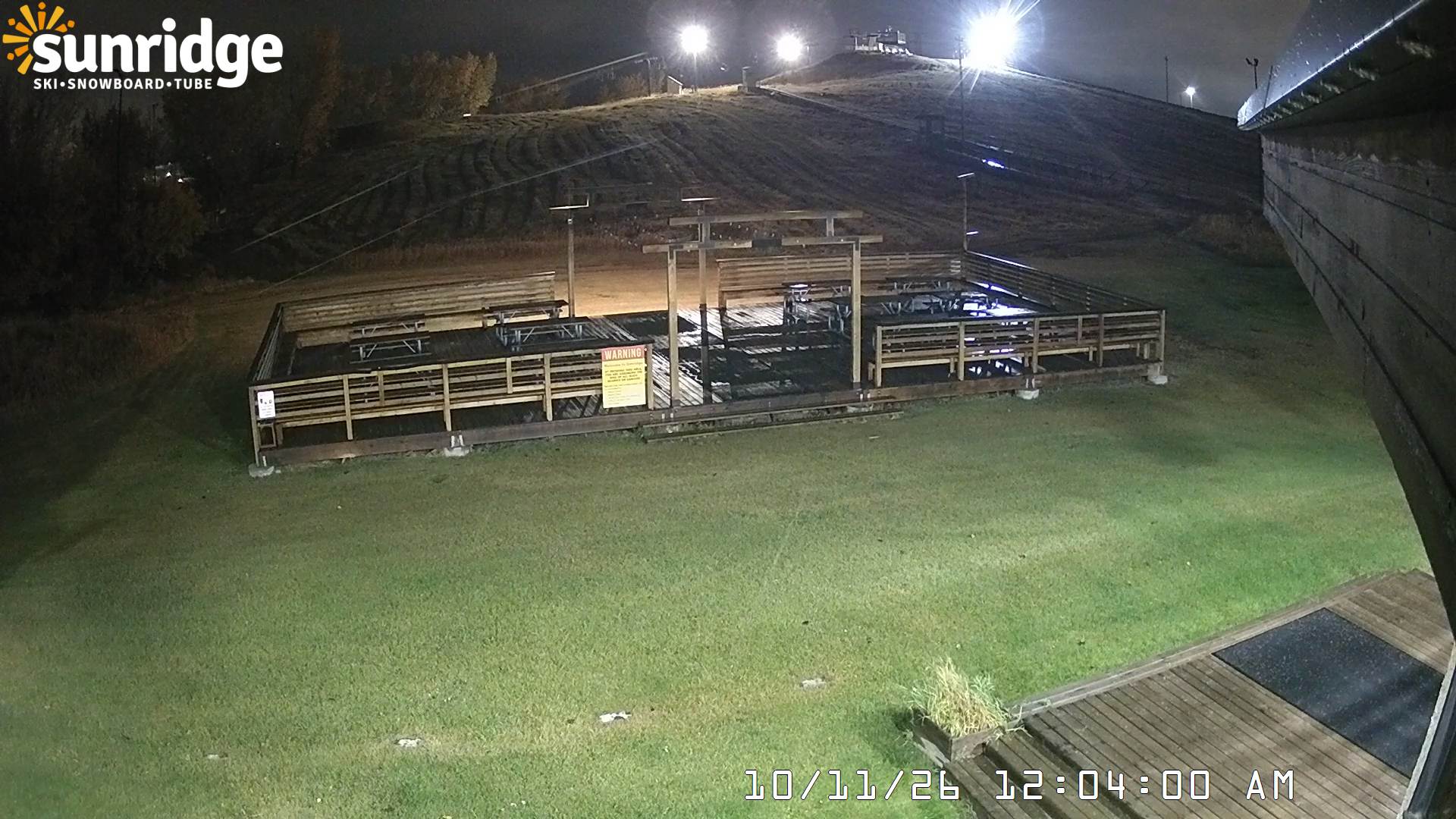 Bunny Hill webcam at Sunridge Ski Area