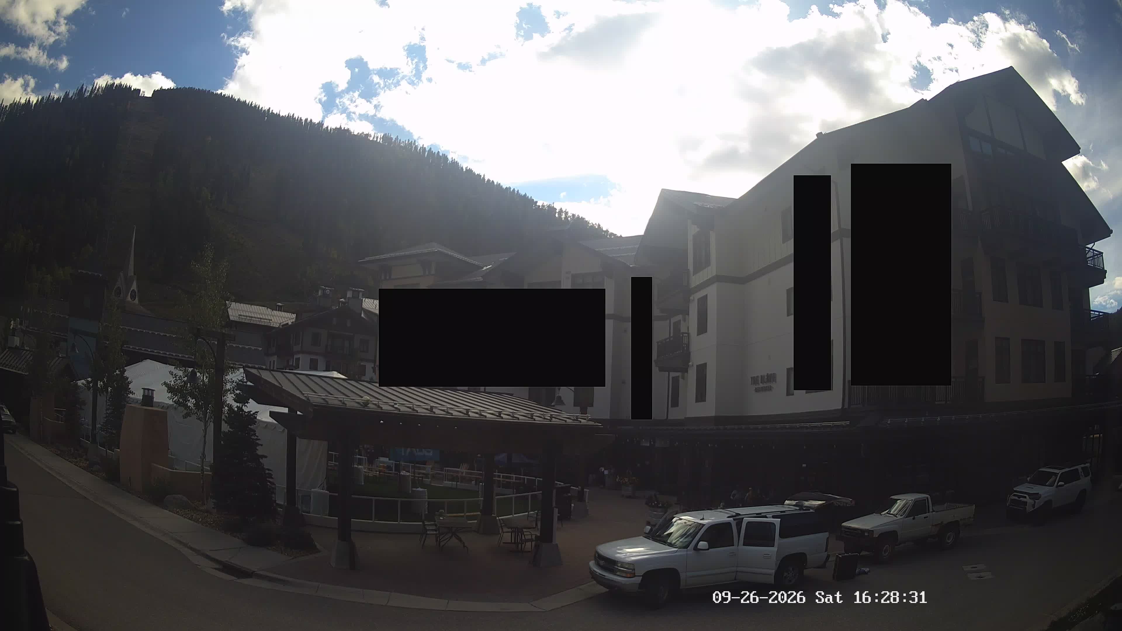 Taos Lower Plaza webcam