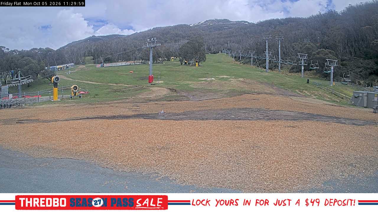 Friday Flat webcam at Thredbo