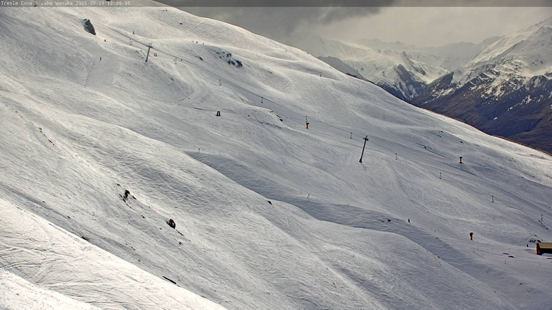 Home Basin Closeup webcam at Treble Cone
