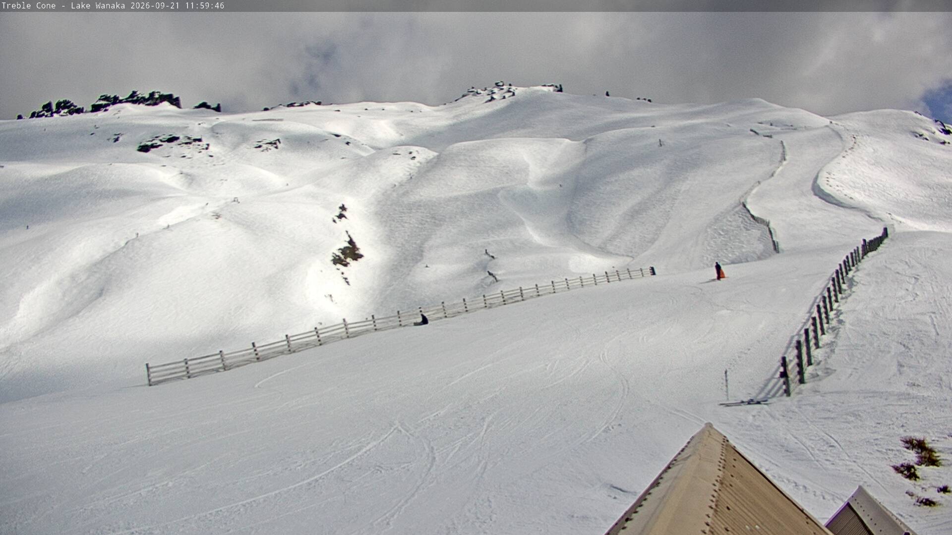 Saddle Basin webcam at Treble Cone