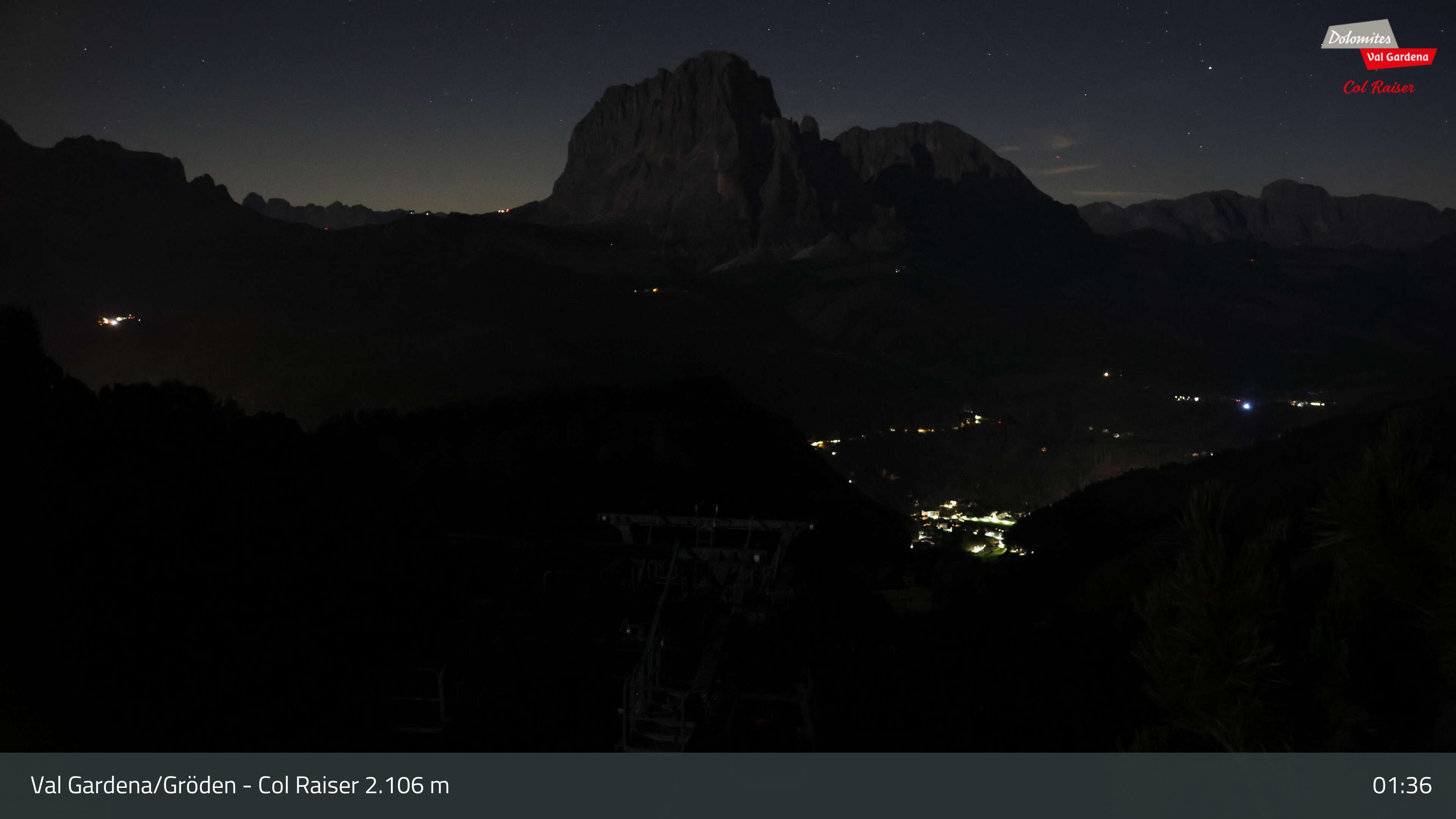 Col Raiser webcam at Val Gardena