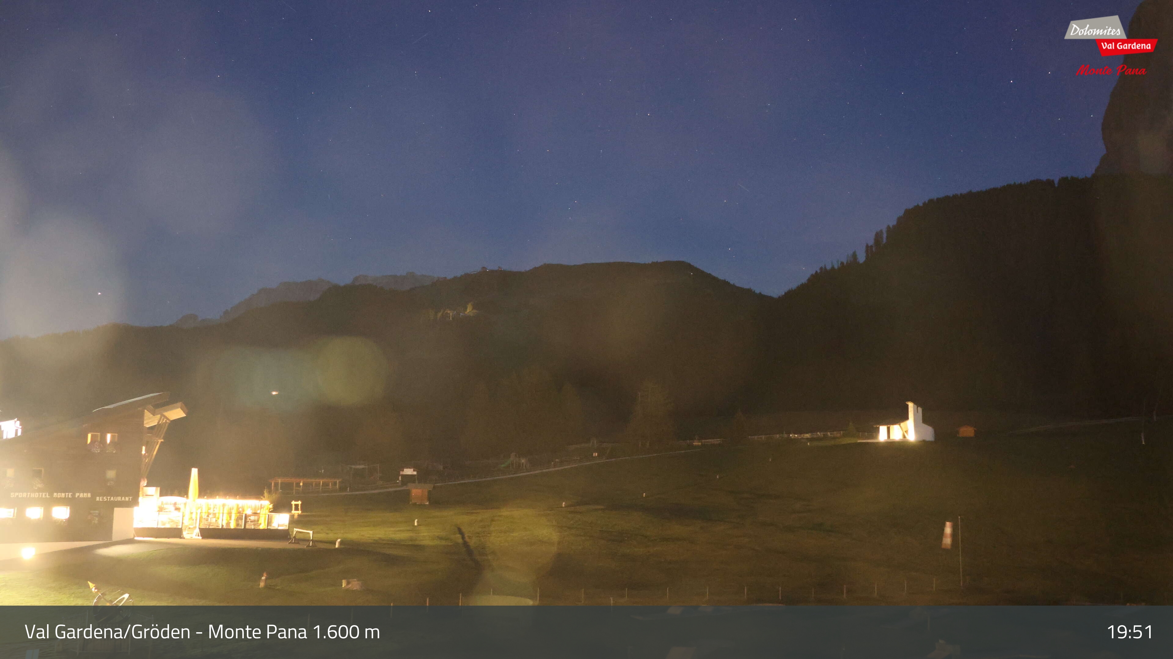 Monte Pana webcam at Val Gardena