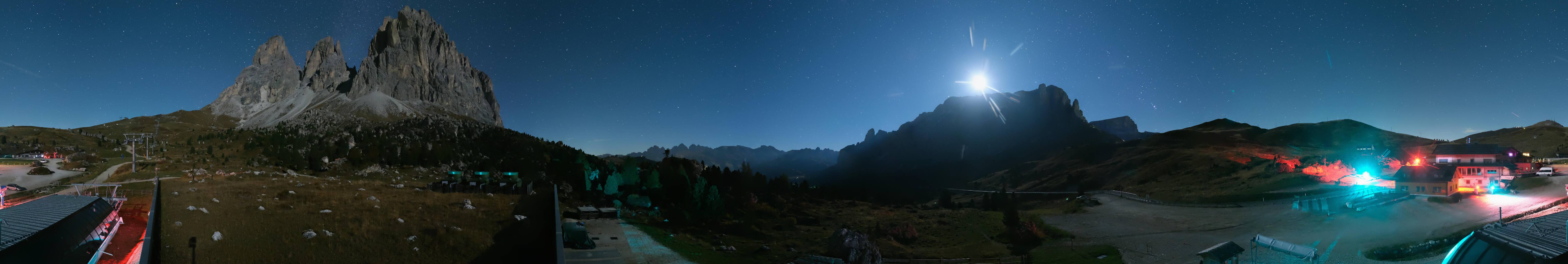 Sasso Levante webcam at Val Gardena