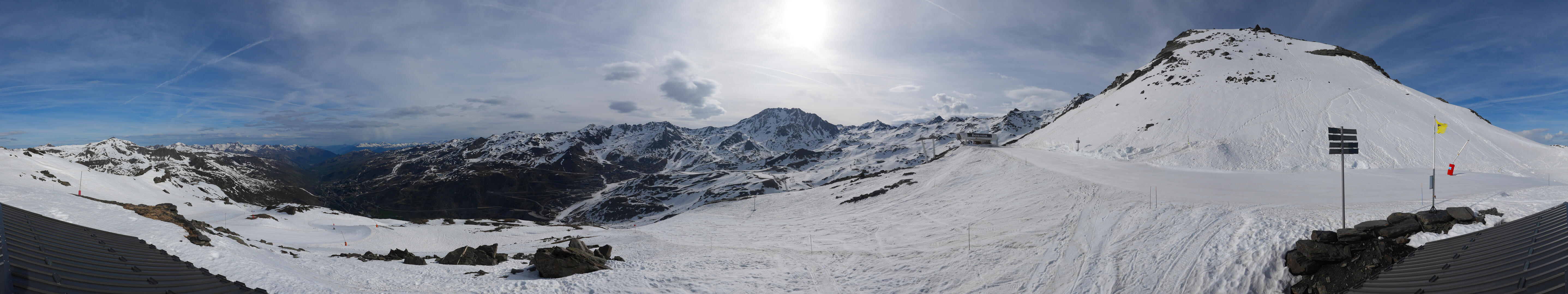 Panoramique 360 deg webcam at Val Thorens