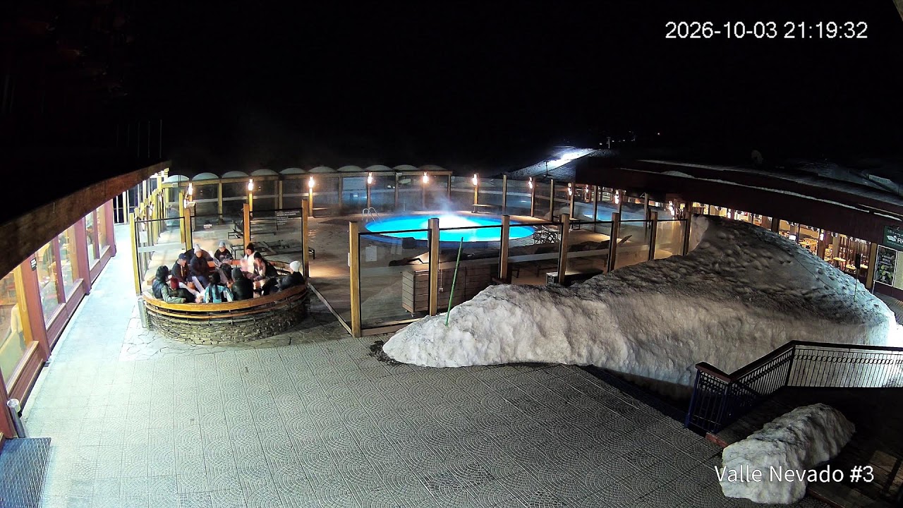 Pool webcam at Valle Nevado