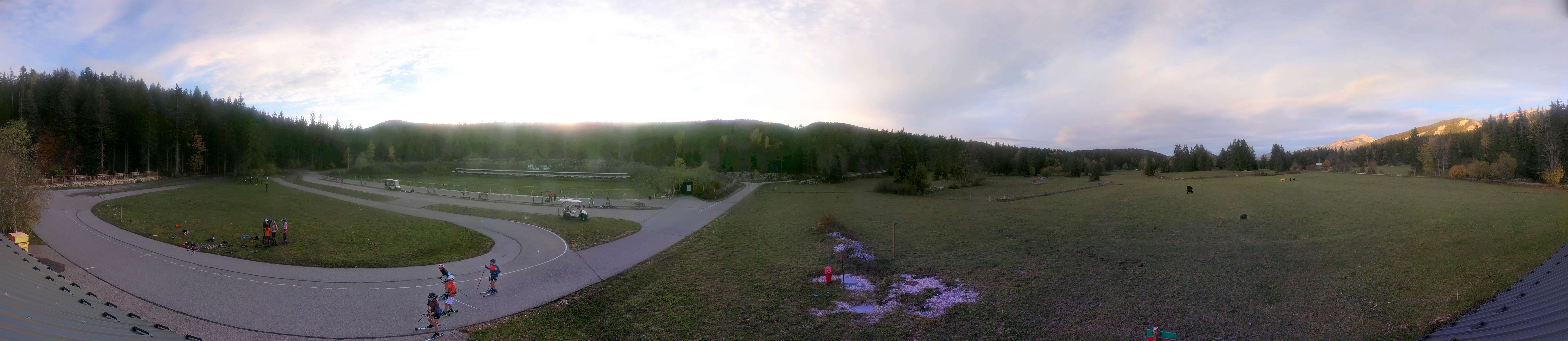 Correncon Biathlon Range webcam at Villard de Lans