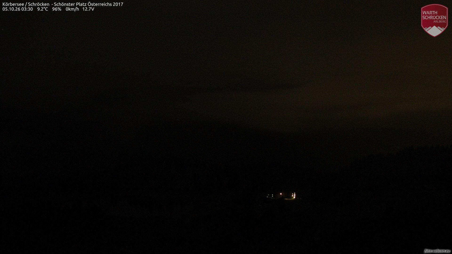 Korbersee webcam at Warth Schrocken