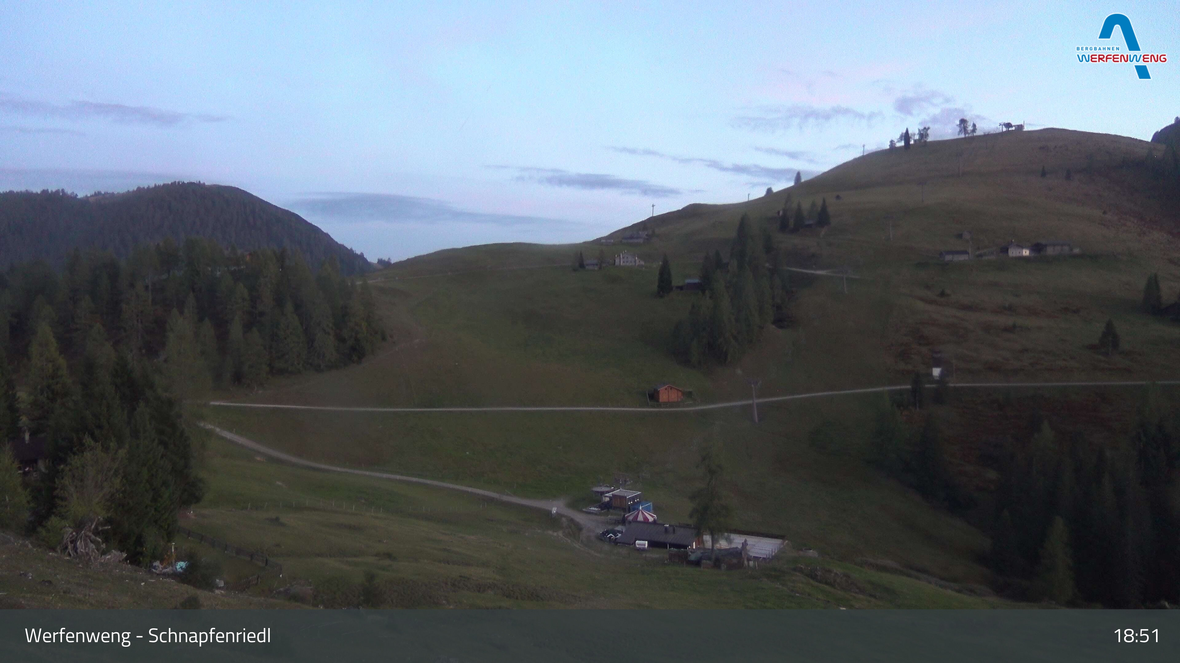 Top of Schnapfenriedl Drag Lift webcam at Werfenweng