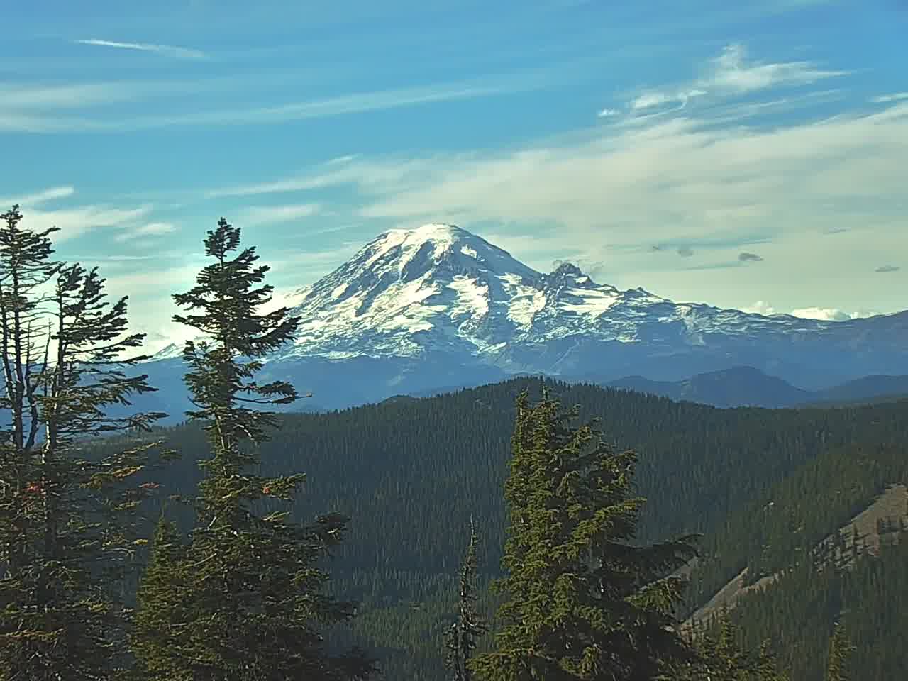 Pigtail Peak webcam at White Pass