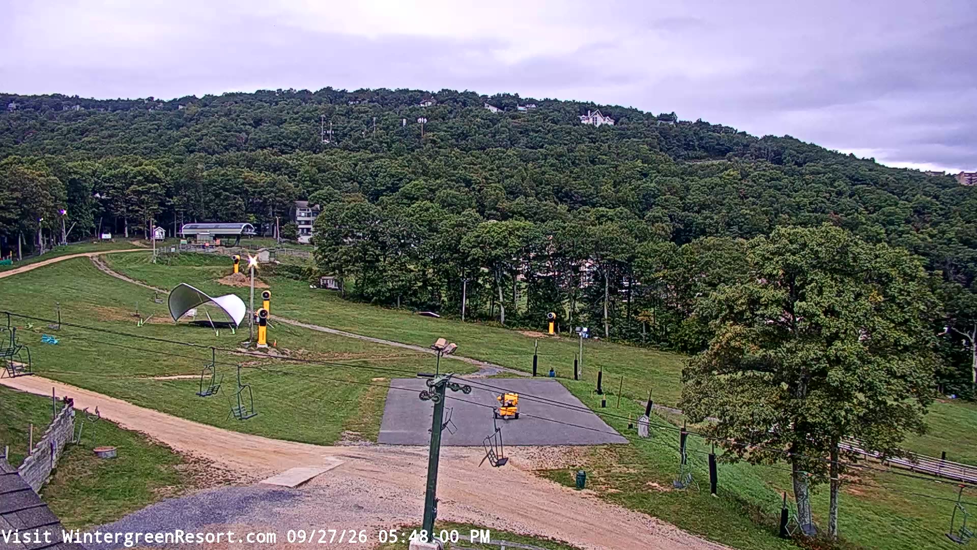 Mountain View webcam at Wintergreen