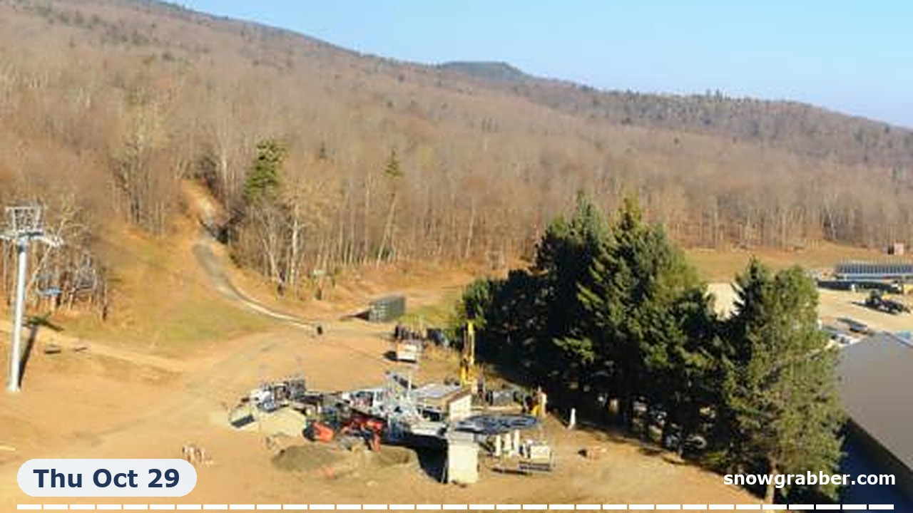 Watching Killington build the Snowdon Quad