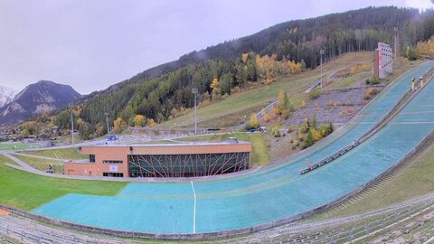 Courchevel Below Le Praz Olympic Ski Jump webcam