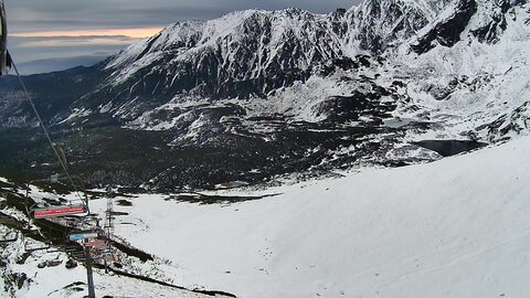 Snowing now at Kasprowy Wierch