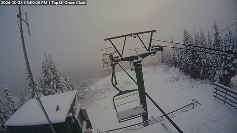 Sasquatch Mountain Top of Green Chair webcam