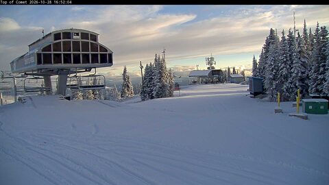 Silver Star Top of Comet Chair webcam